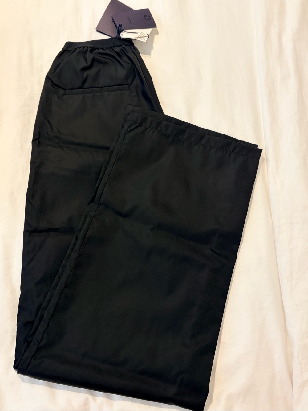 Prada Black Satin Trousers - Picture 3 of 7